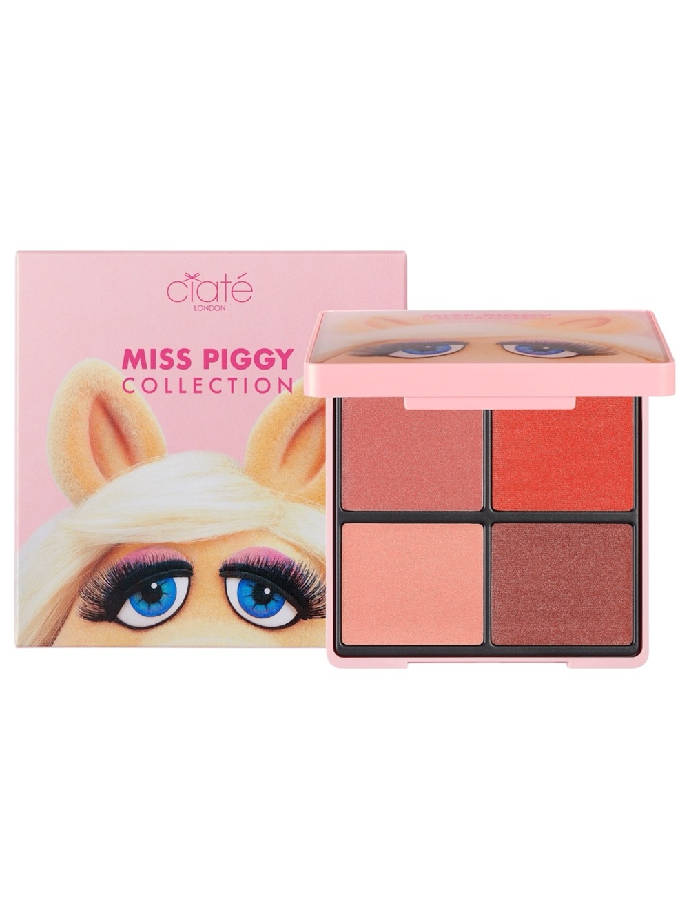 LIMITED EDITION CIATÉ X MISS PIGGY CRÈME FACE PALETTE - BNIB